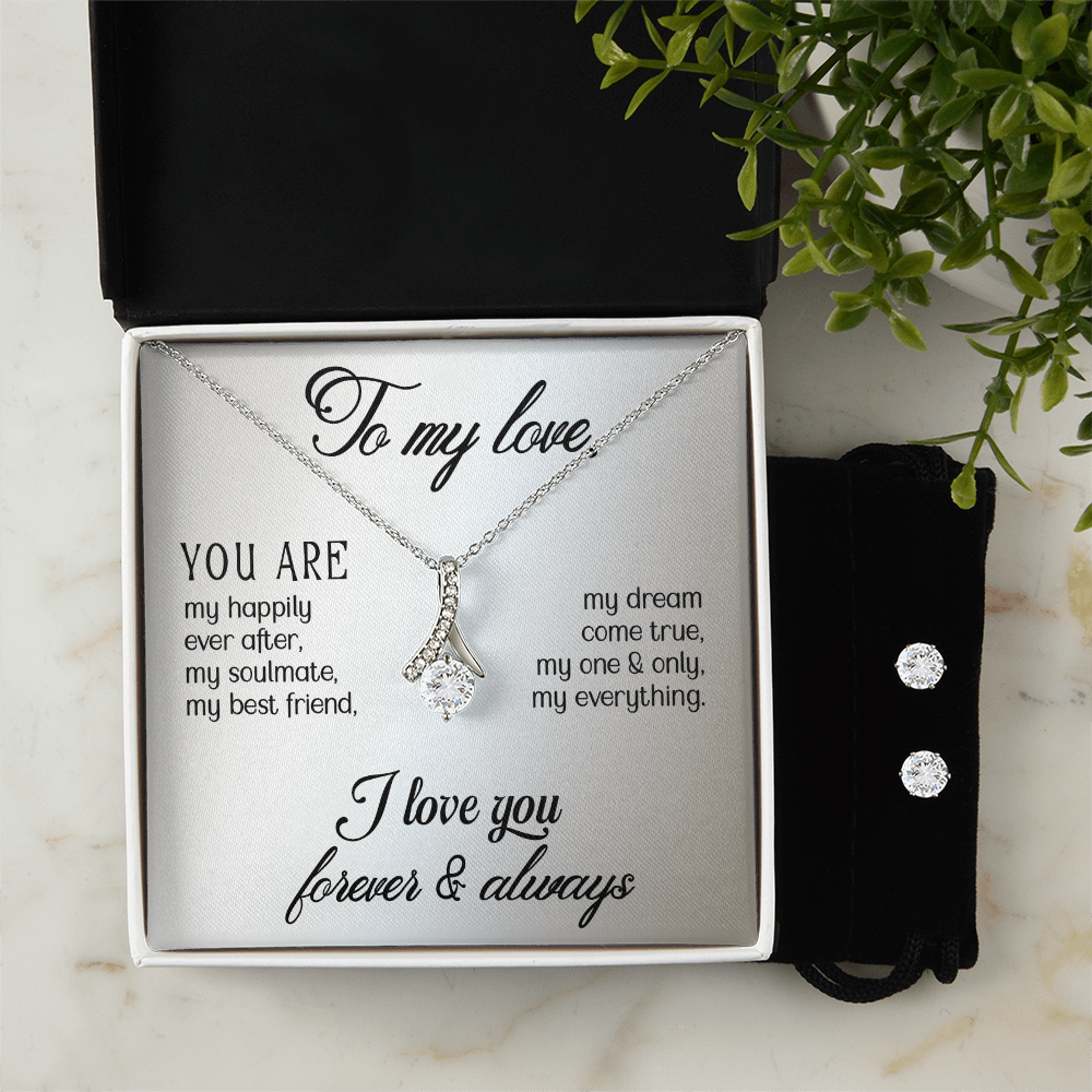 Alluring Beauty Necklace and Earring Set