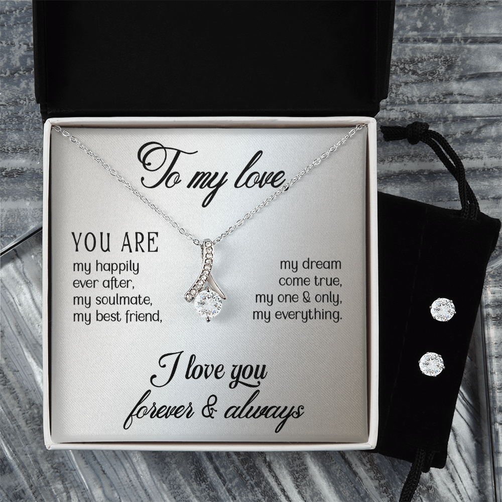 Alluring Beauty Necklace and Earring Set