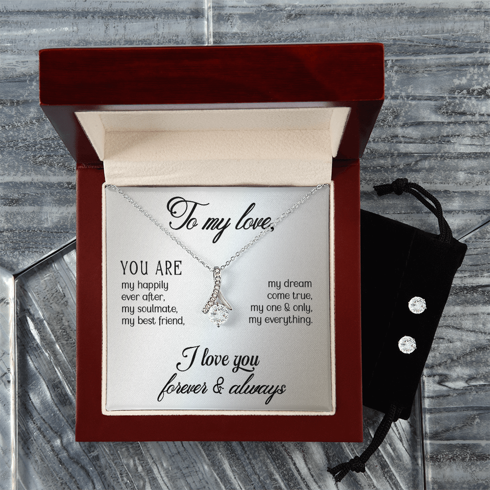 Alluring Beauty Necklace and Earring Set