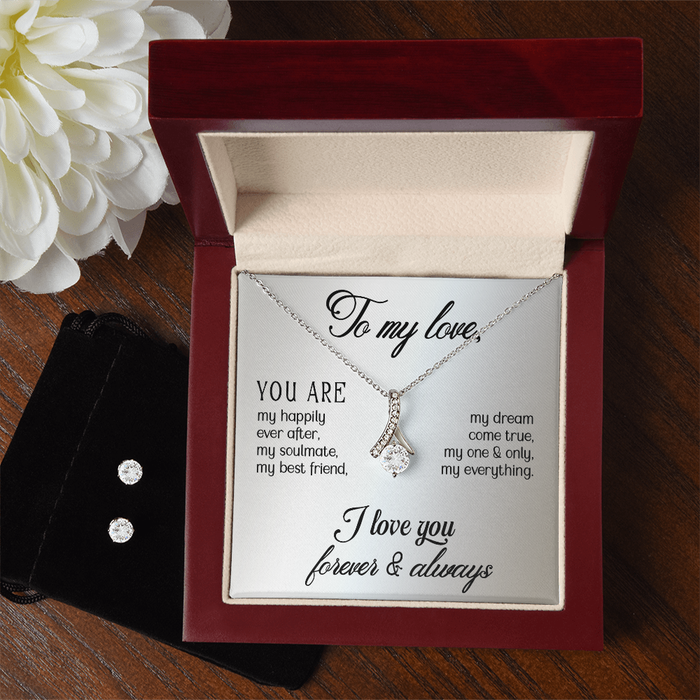 Alluring Beauty Necklace and Earring Set